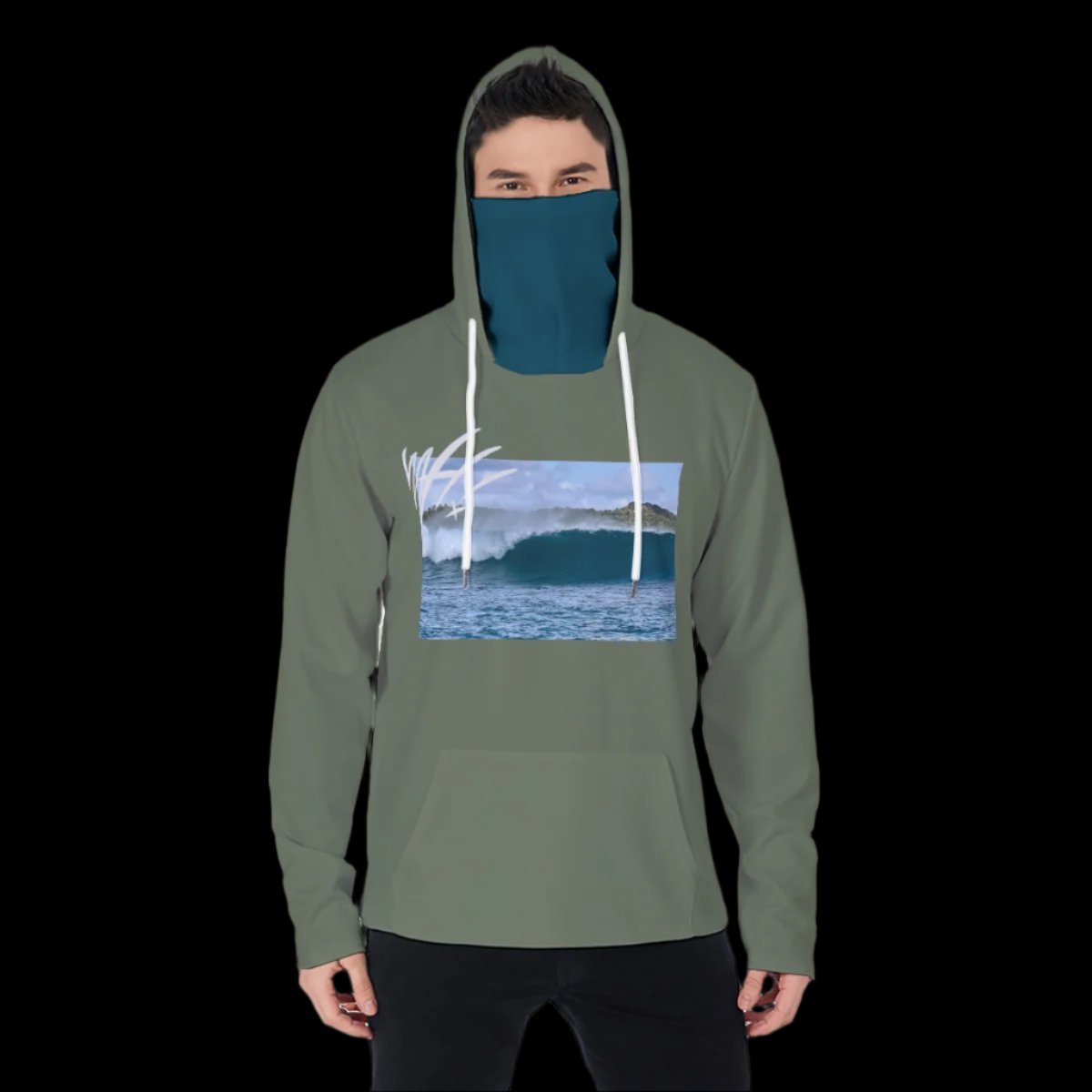 Bay Wave sun guard hoodie