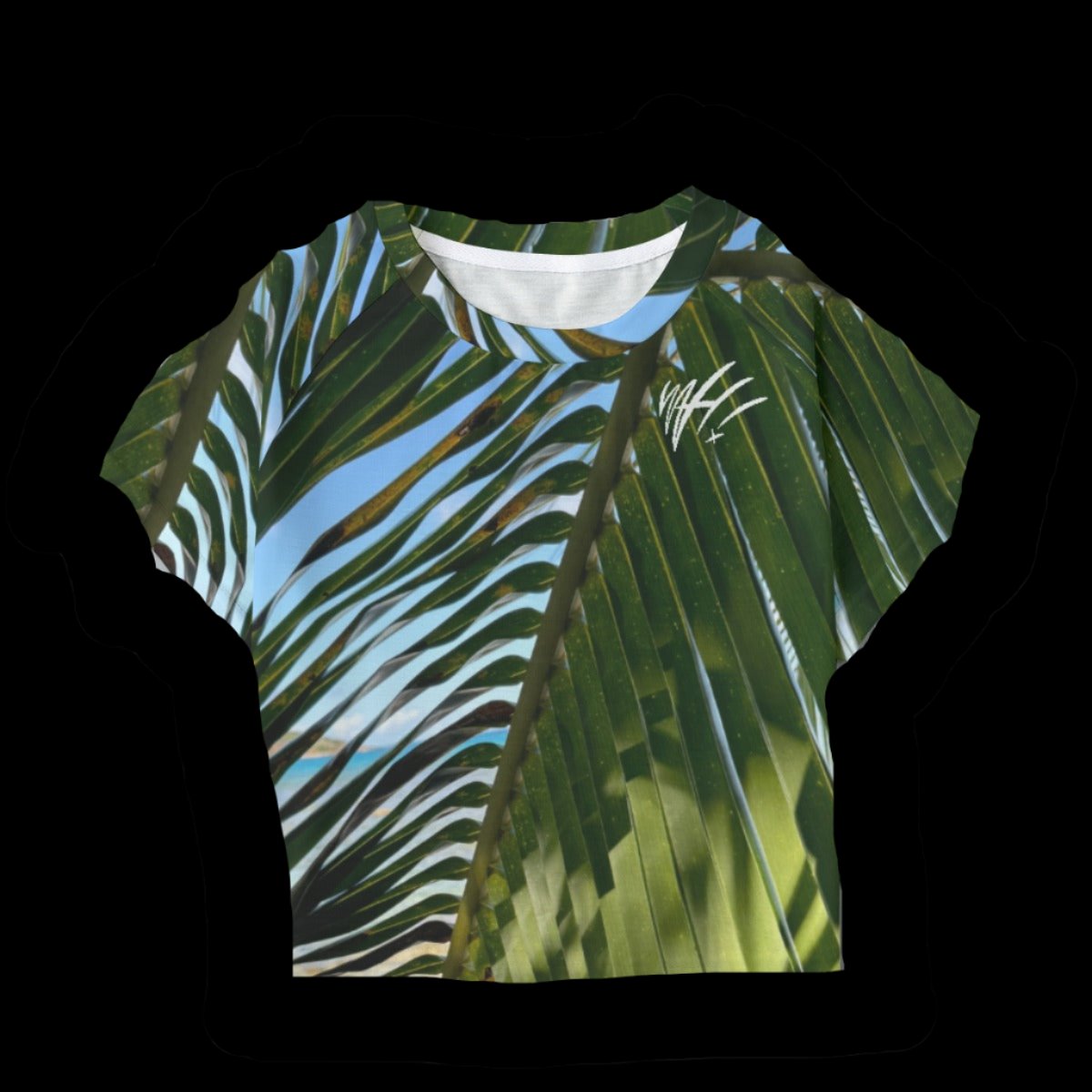 Palm Leaf crop tee
