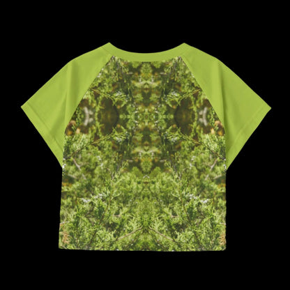 Forest Green crop tee