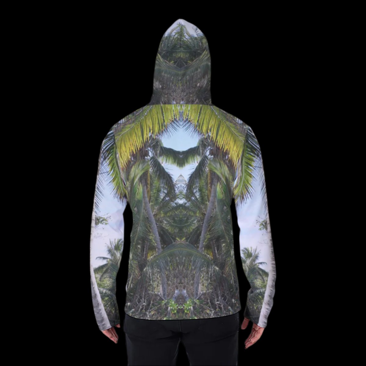 Palm Trees sun guard hoodie