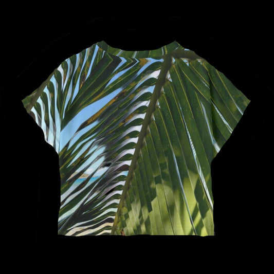 Palm Leaf crop tee