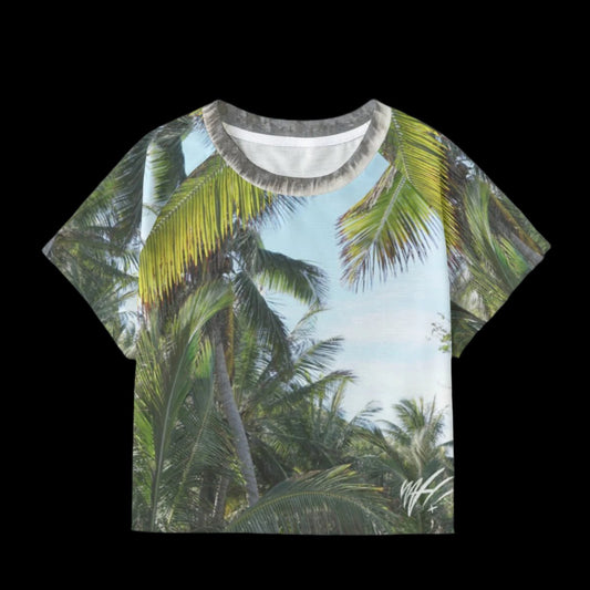 Palm Trees crop tee