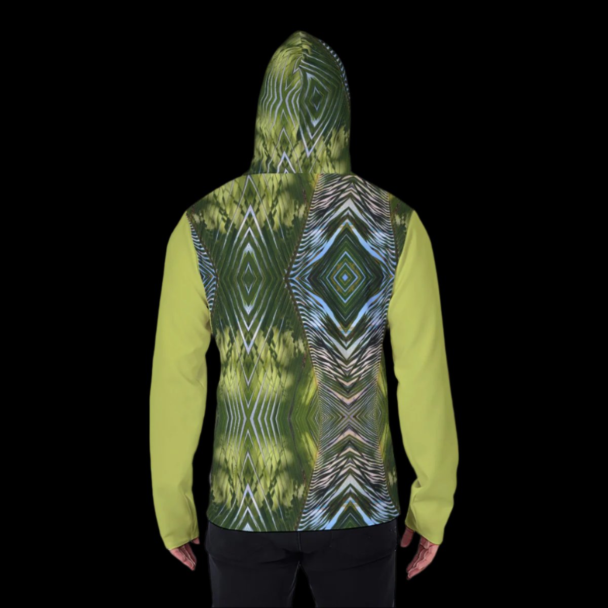 Palm Leaf sun guard hoodie