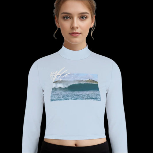 Bay Wave long sleeve crop
