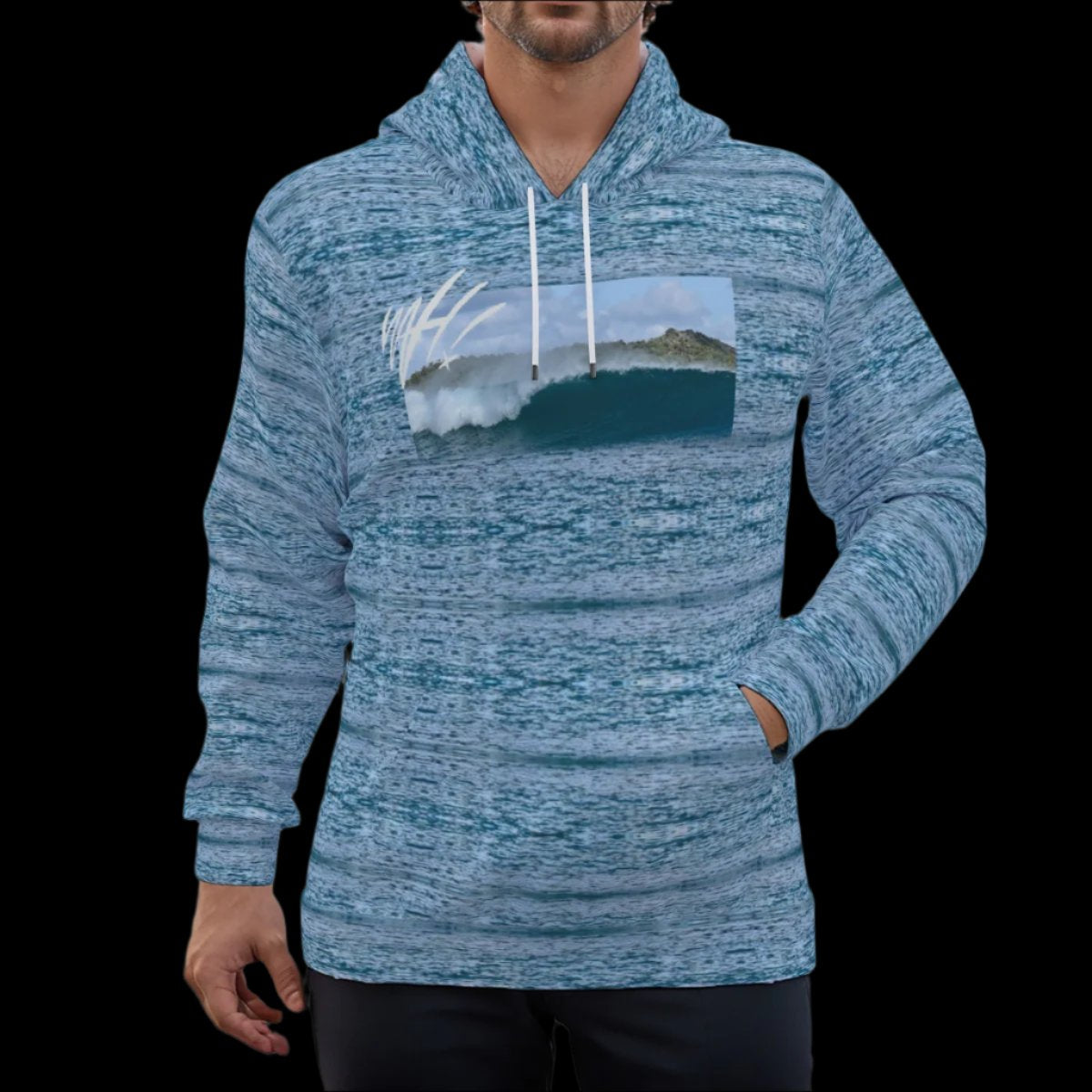 Bay Wave nature hoodie