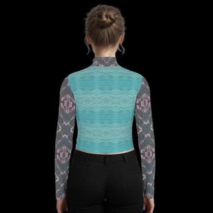 Reef Life long sleeve crop